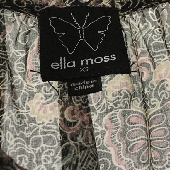 Ella Moss XS silk top - Picture 3 of 5